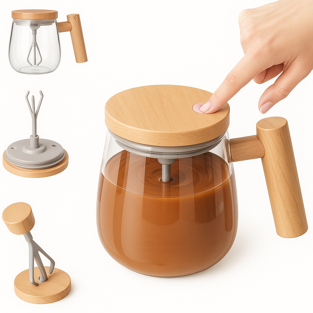 AuraBlend™ Electric Self-Stirring Mug