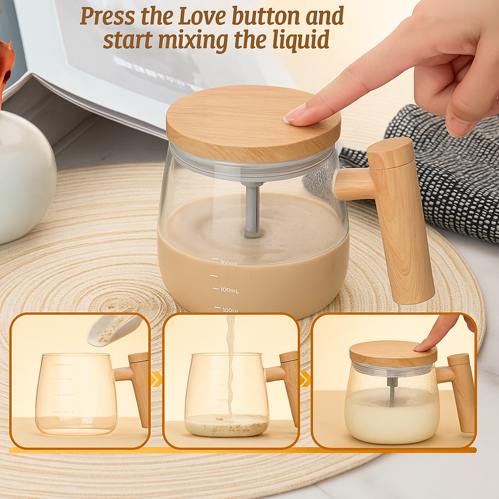 AuraBlend™ Electric Self-Stirring Mug